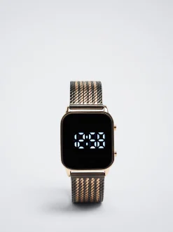 Digital Stainless Steel Watch|Parfois Store