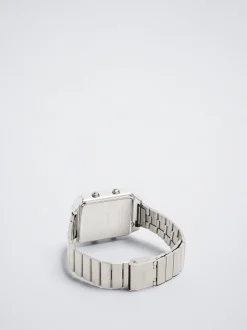 Digital Stainless Steel Watch|Parfois Flash Sale
