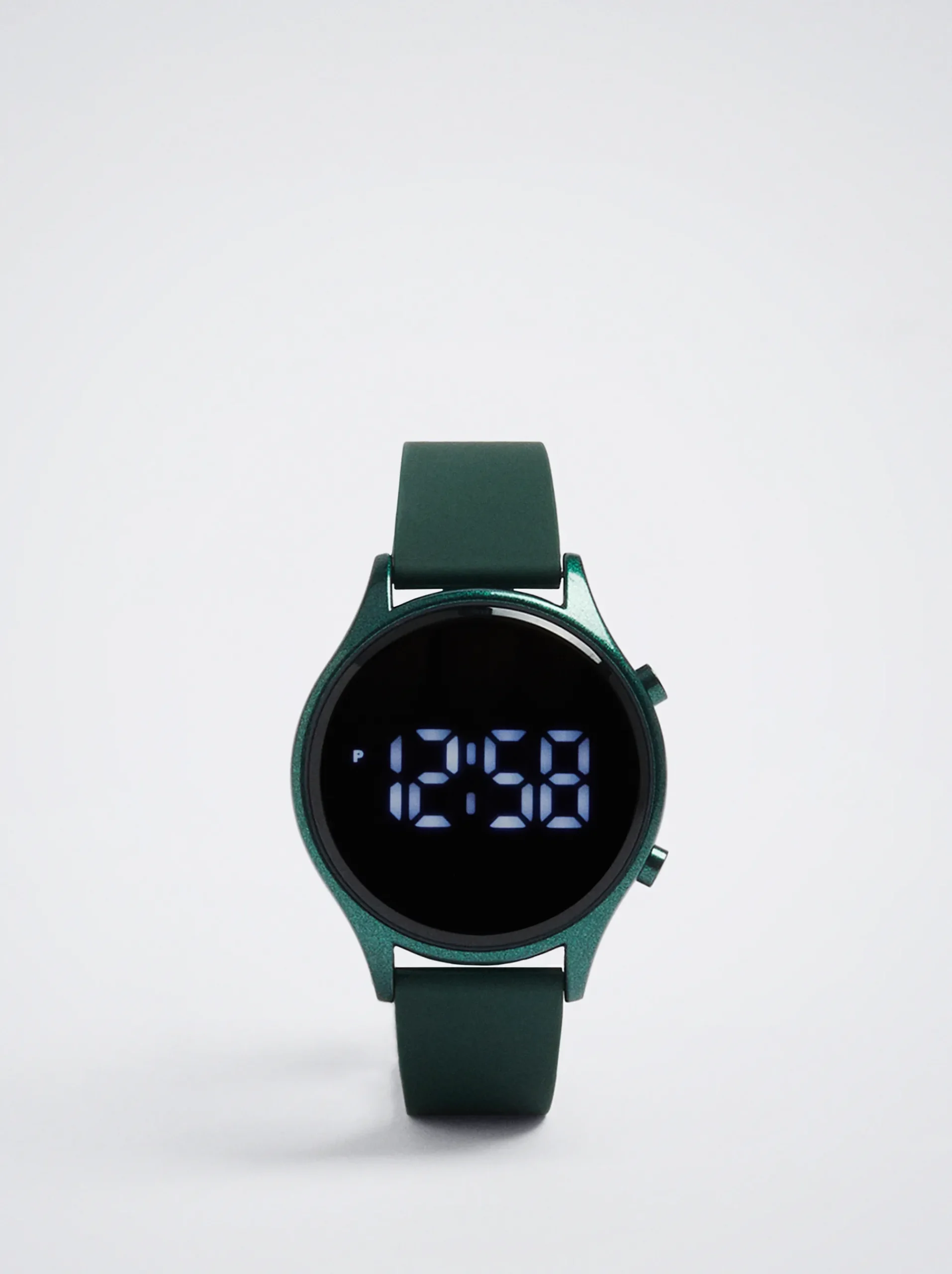 Digital Watch With Silicone Strap|Parfois Flash Sale
