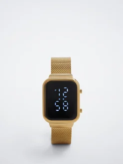 Digital Watch With Square Case|Parfois Best Sale