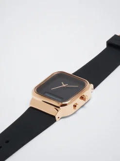 Digital Watch With Square Case|Parfois Best Sale