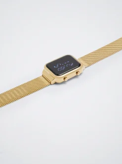 Digital Watch With Square Case|Parfois Flash Sale