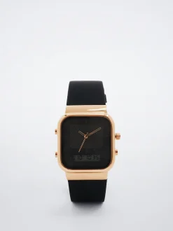 Digital Watch With Square Case|Parfois Outlet
