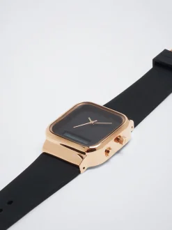 Digital Watch With Square Case|Parfois Outlet