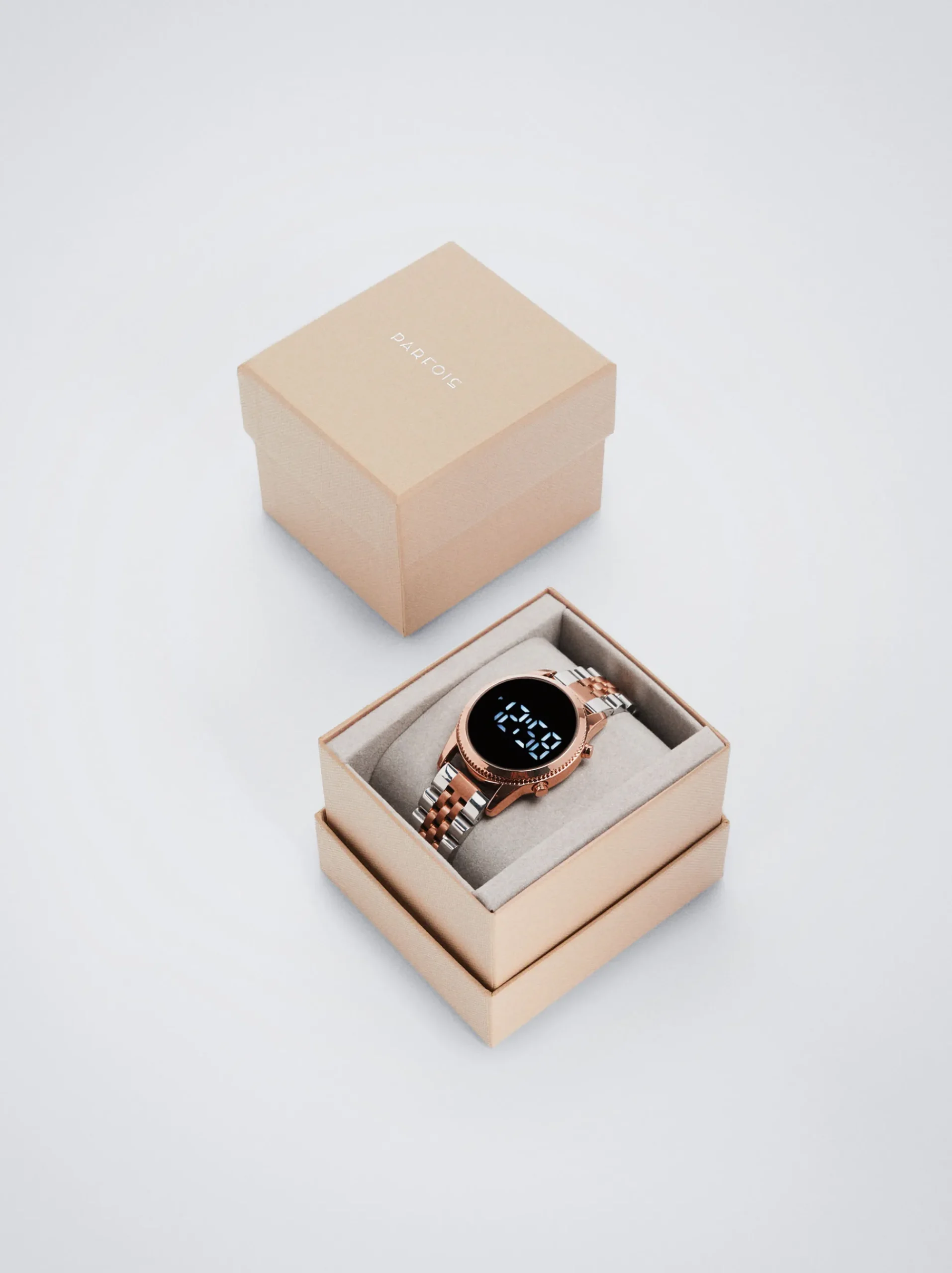 Digital Watch With Steel Wristband|Parfois Best Sale