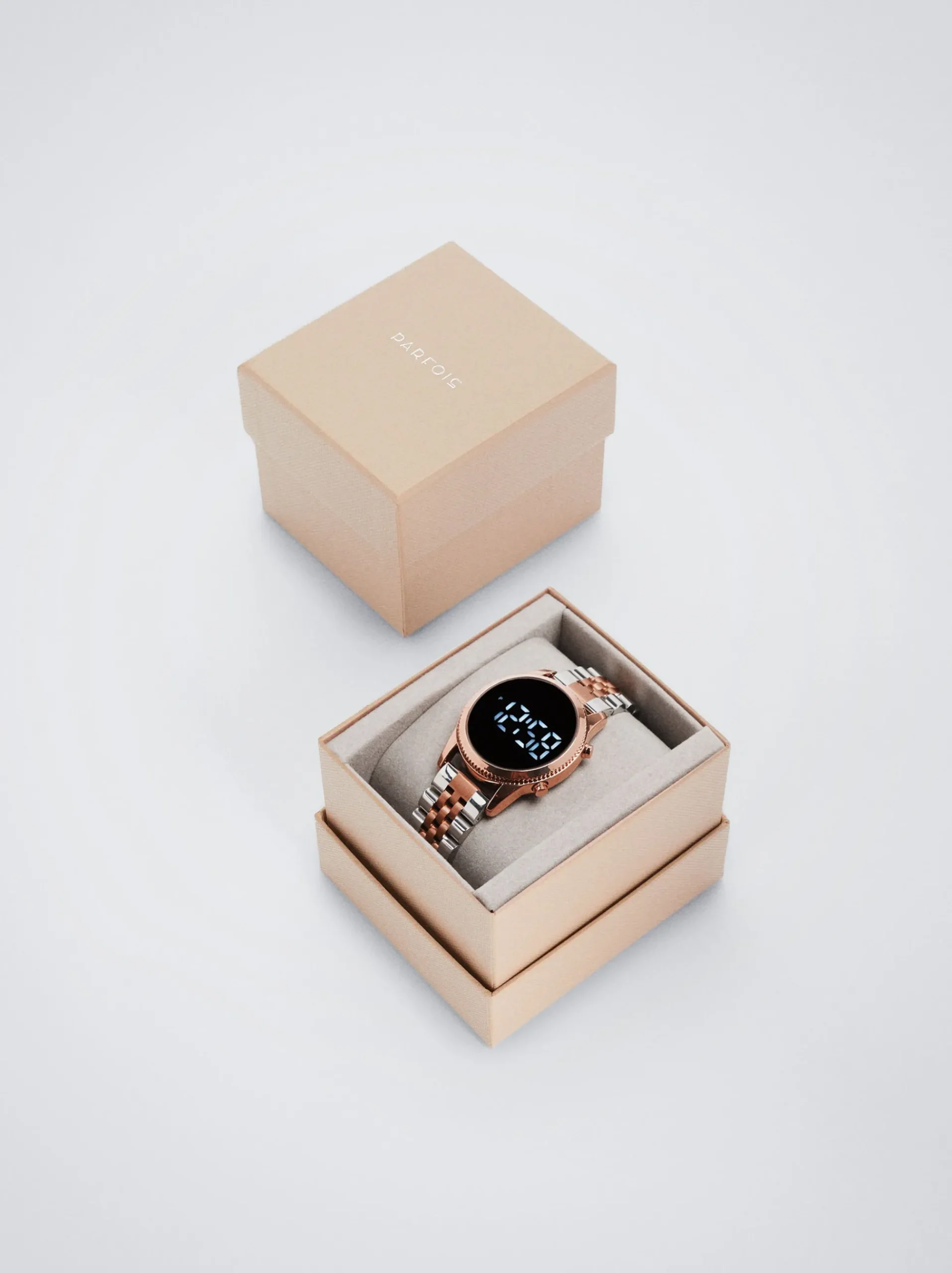Digital Watch With Steel Wristband|Parfois New