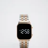 Digital Watch With Steel Wristband|Parfois Fashion