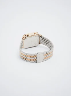Digital Watch With Steel Wristband|Parfois Best Sale