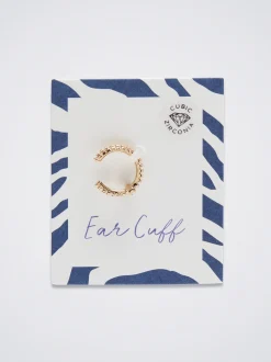 Ear Cuff With Cubic Zirconia|Parfois Clearance