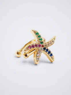 Ear Cuff With Cubic Zirconia|Parfois Clearance