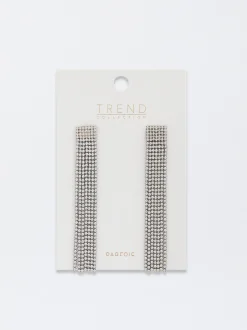 Earrings With Crystals|Parfois Shop