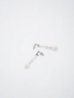 Earrings With Freshwater Pearl|Parfois Outlet