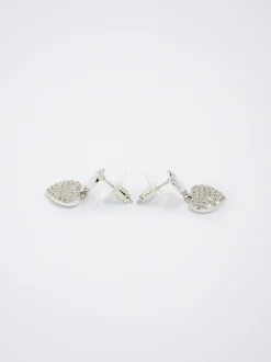 Earrings With Heart And Zirconia|Parfois Online