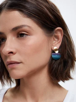 Earrings With Resin|Parfois Sale