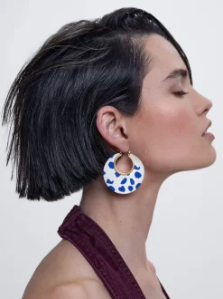 Earrings With Resin|Parfois Fashion