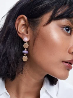 Earrings With Semiprecious Stone|Parfois Clearance