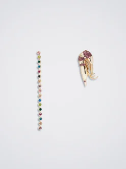 Earrings With Zirconia|Parfois Fashion