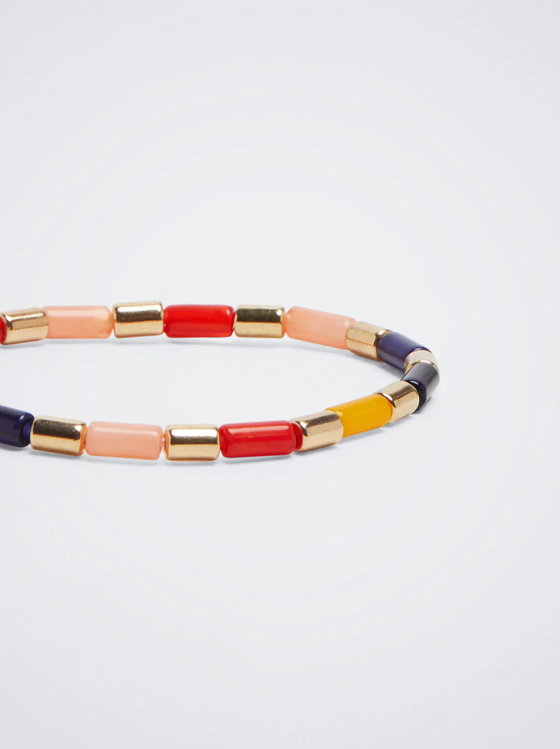 Elastic Bracelet With Resin|Parfois Fashion