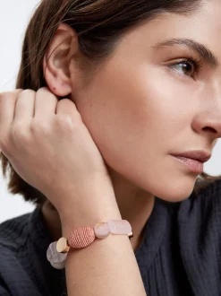 Elastic Bracelet With Stone And Resin|Parfois Shop