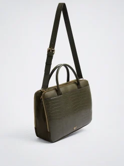 Embossed 13&rdquo; Laptop Bag|Parfois Fashion