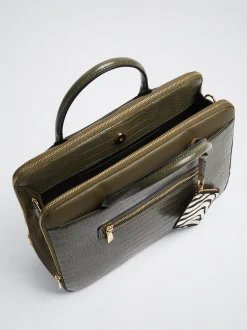 Embossed 13&rdquo; Laptop Bag|Parfois Fashion