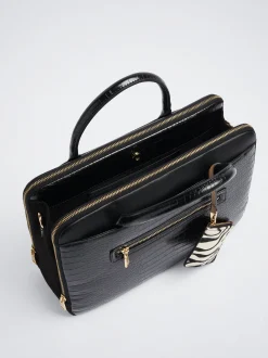Embossed 13” Laptop Bag|Parfois Best Sale