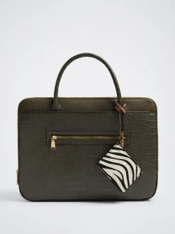 Embossed 13” Laptop Bag|Parfois Best Sale