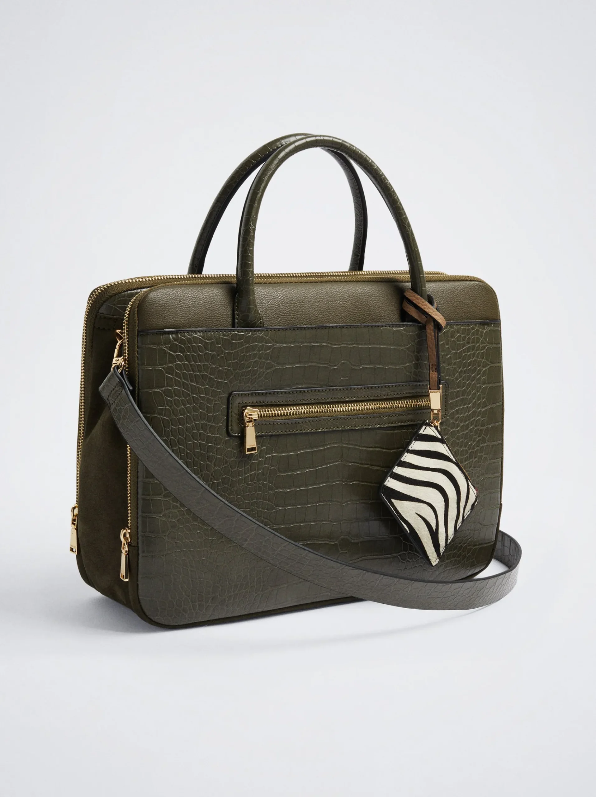 Embossed 13” Laptop Bag|Parfois Best Sale