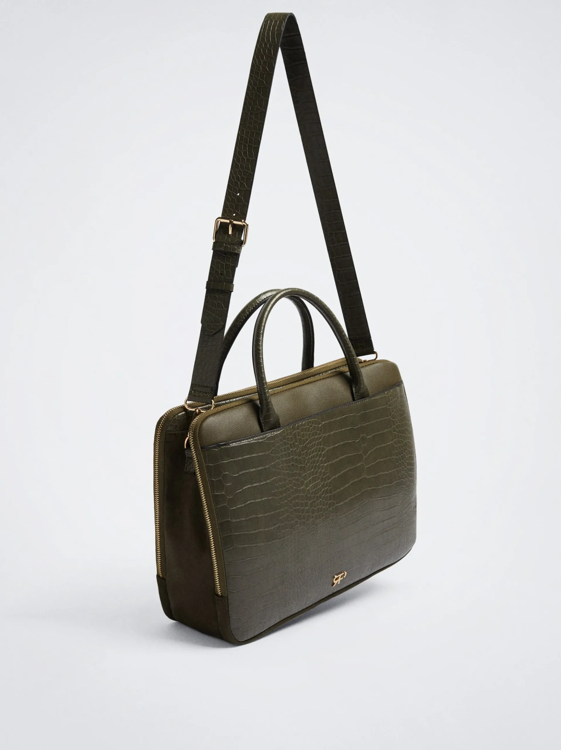 Embossed 13” Laptop Bag|Parfois Best Sale