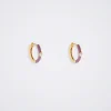 Enamel 925 Silver Hoops|Parfois Fashion