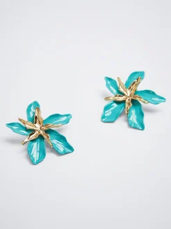 Enamel Flower Earrings|Parfois Best Sale