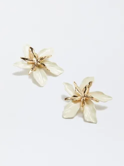 Enamel Flower Earrings|Parfois Clearance
