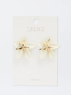 Enamel Flower Earrings|Parfois Discount