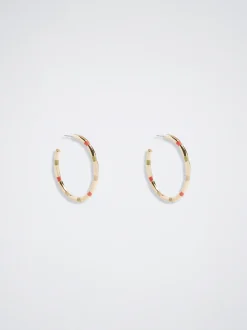 Enamel Hoop Earrings|Parfois Cheap