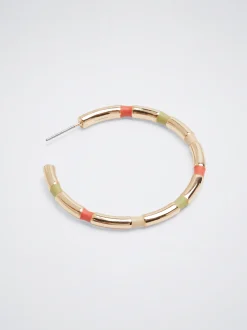 Enamel Hoop Earrings|Parfois Cheap