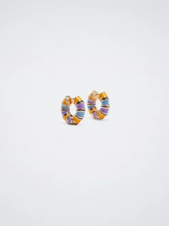 Enamel Hoop Earrings|Parfois Hot