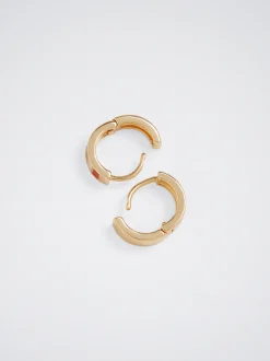 Enamel Hoop Earrings|Parfois New