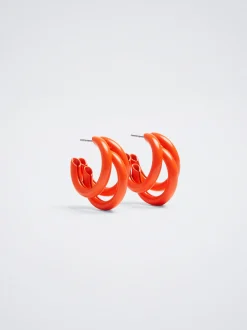 Enamel Hoop Earrings|Parfois Shop