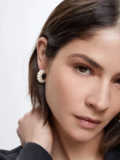 Enamel Hoop Earrings|Parfois Cheap