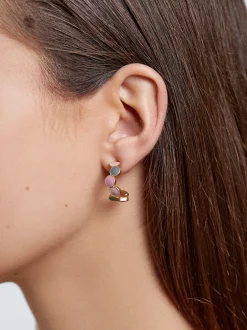 Enamel Hoop Earrings|Parfois New