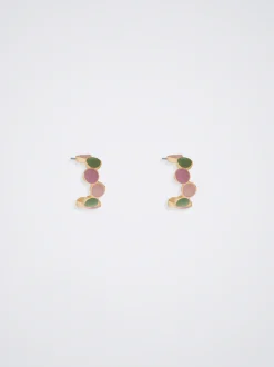 Enamel Hoop Earrings|Parfois New