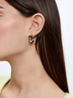 Enamel Hoop Earrings|Parfois Cheap