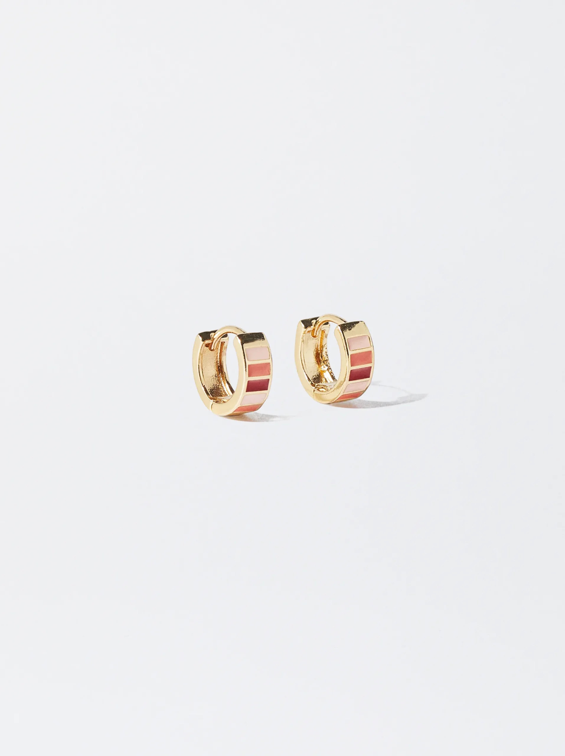Enamel Hoop Earrings|Parfois Best Sale