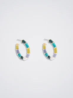 Enamel Hoop Earrings|Parfois Best