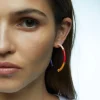 Enamel Hoop Earrings|Parfois Fashion