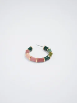 Enamel Hoop Earrings|Parfois Sale