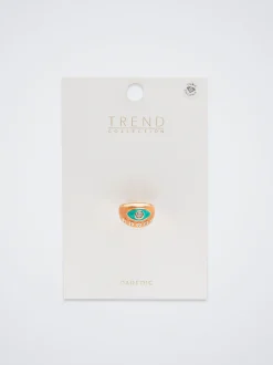 Enamel Ring With Zirconia|Parfois Best Sale
