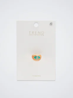 Enamel Ring With Zirconia|Parfois Fashion