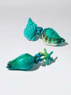 Enamel Shell Earrings|Parfois Clearance