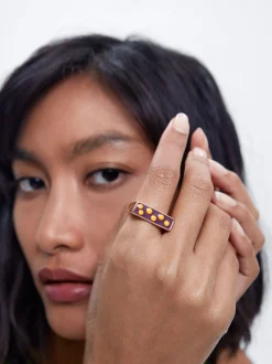 Enamel Signet Ring|Parfois Flash Sale